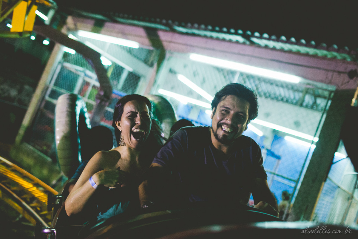 Amor e Diversão! | Ensaio de Casal Rio de Janeiro | Ana Paula e Daniel | Parque de Diversões