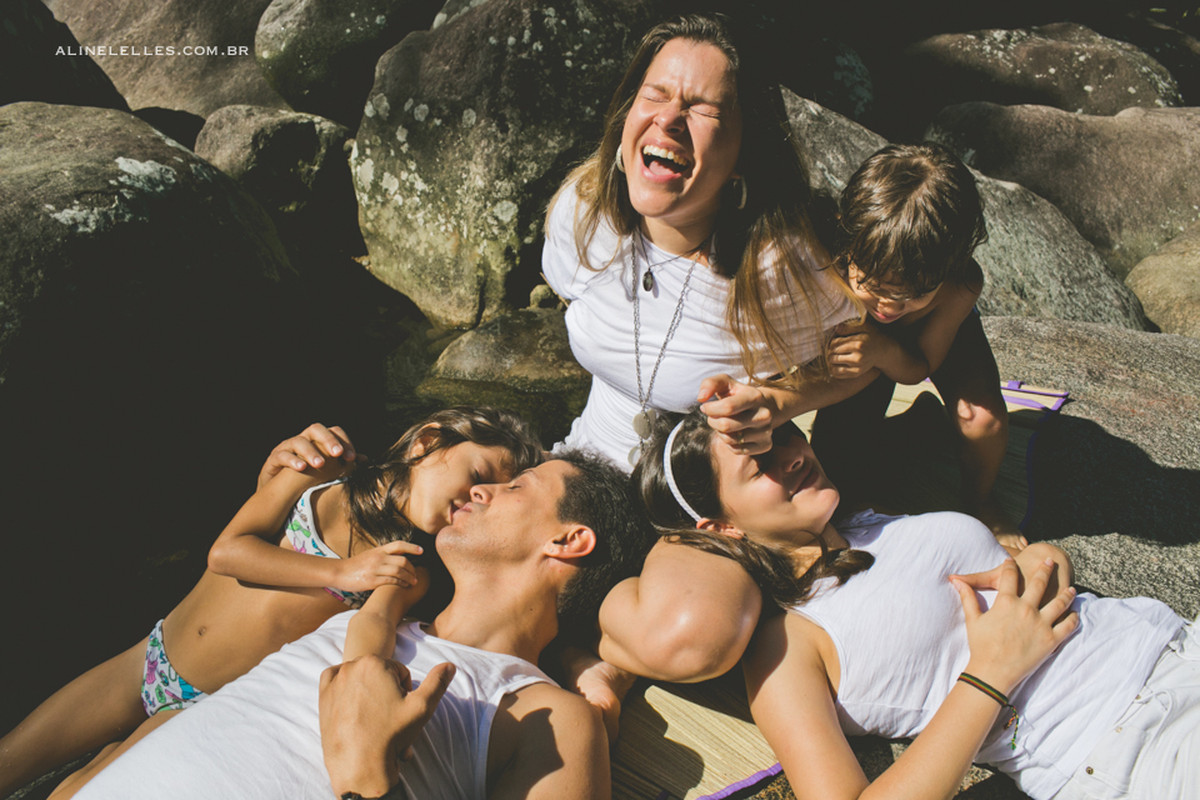 Sol de Primavera | Fotografia de Família Juliana, Fabiano, Julia, Clara e Lucas | Guapimirim