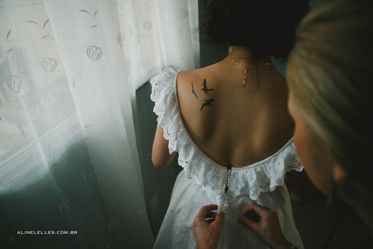 Fotografia Afetiva Aline Lelles Rodrigo Wittitz, Fotografia de Casamento, making off da noiva, Festa de Casamento, Bouquet, Decora&ccedil;&atilde;o de Casamento, Vestido de Noiva