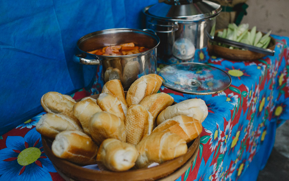 cachorro quente na festa junina da casa da vov&oacute;