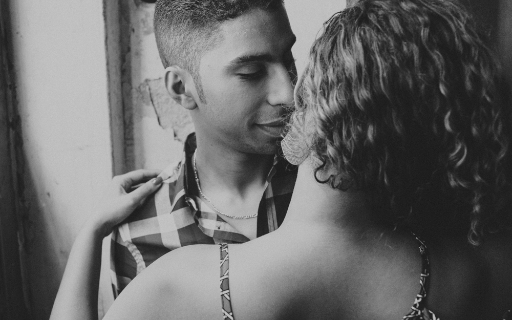 ensaio de casal em fotografia preto e branco