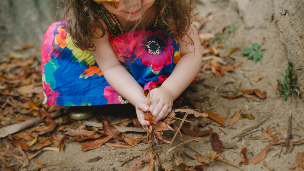 crian&ccedil;as jogando folhas de arvores para o alto durante ensaio fotografico no jardim botanico do rio de janeiro