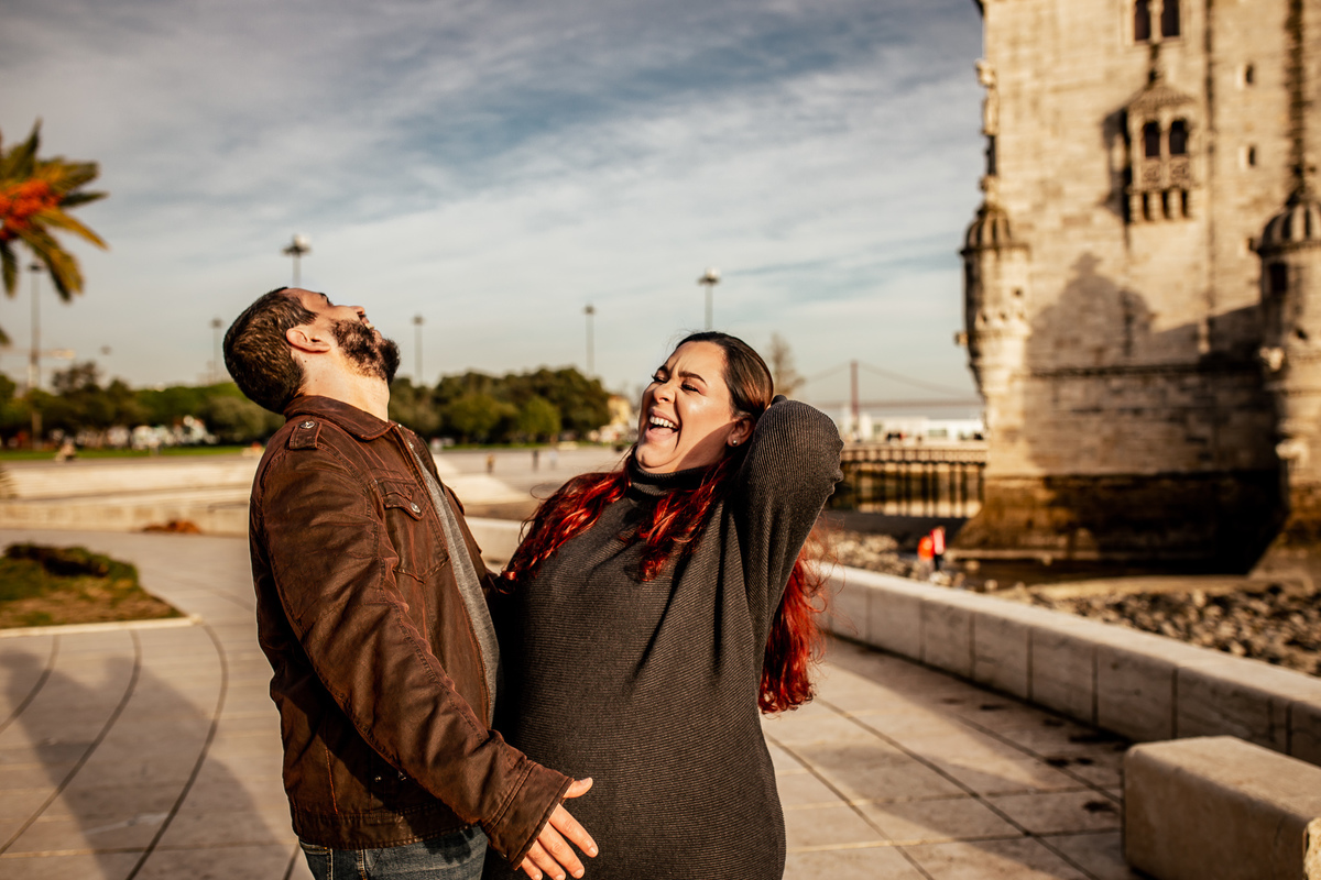 Ensaio Gestante Torre de Belém Lisboa Lifestyle
