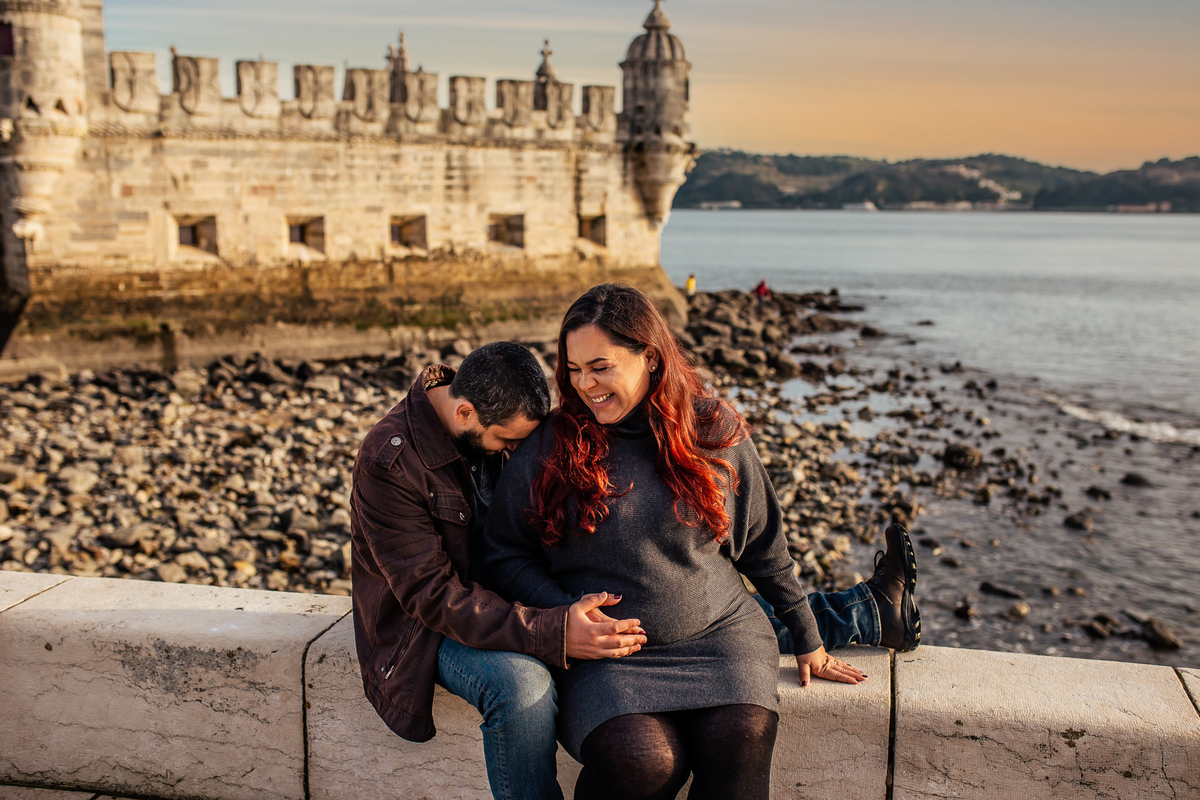 Ensaio Gestante Torre de Belém Lisboa Lifestyle