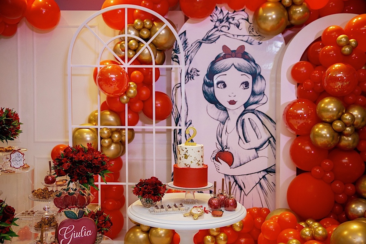 aniversario - festa de aniversario - aniversarsario infantil - mae de menina - tema branca de neve - fotografia de familia - fotografos jaragua do sul - chroma fotografia