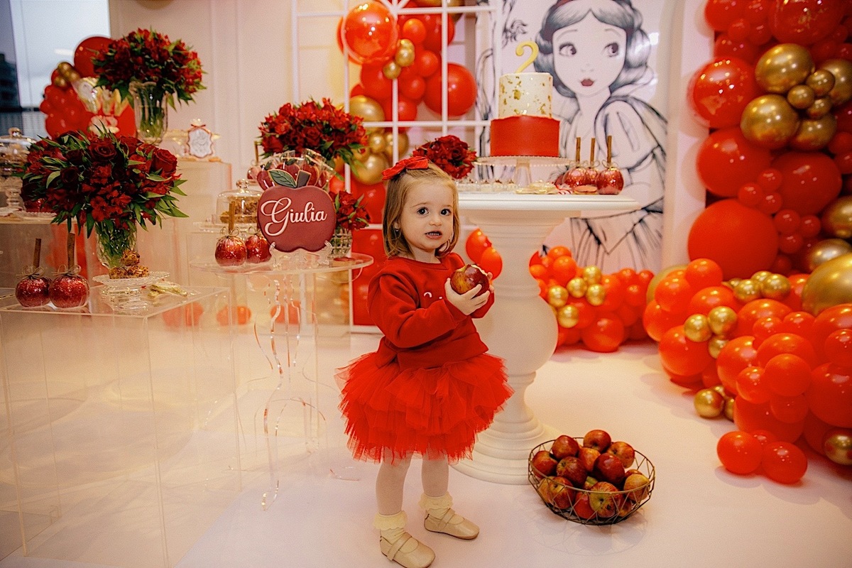 aniversario - festa de aniversario - aniversarsario infantil - mae de menina - tema branca de neve - fotografia de familia - fotografos jaragua do sul - chroma fotografia