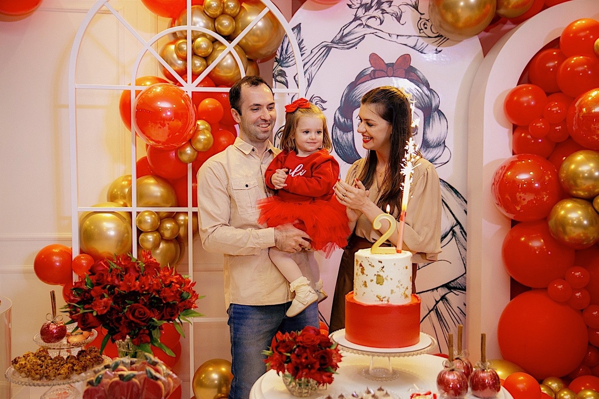 aniversario - festa de aniversario - aniversarsario infantil - mae de menina - tema branca de neve - fotografia de familia - fotografos jaragua do sul - chroma fotografia