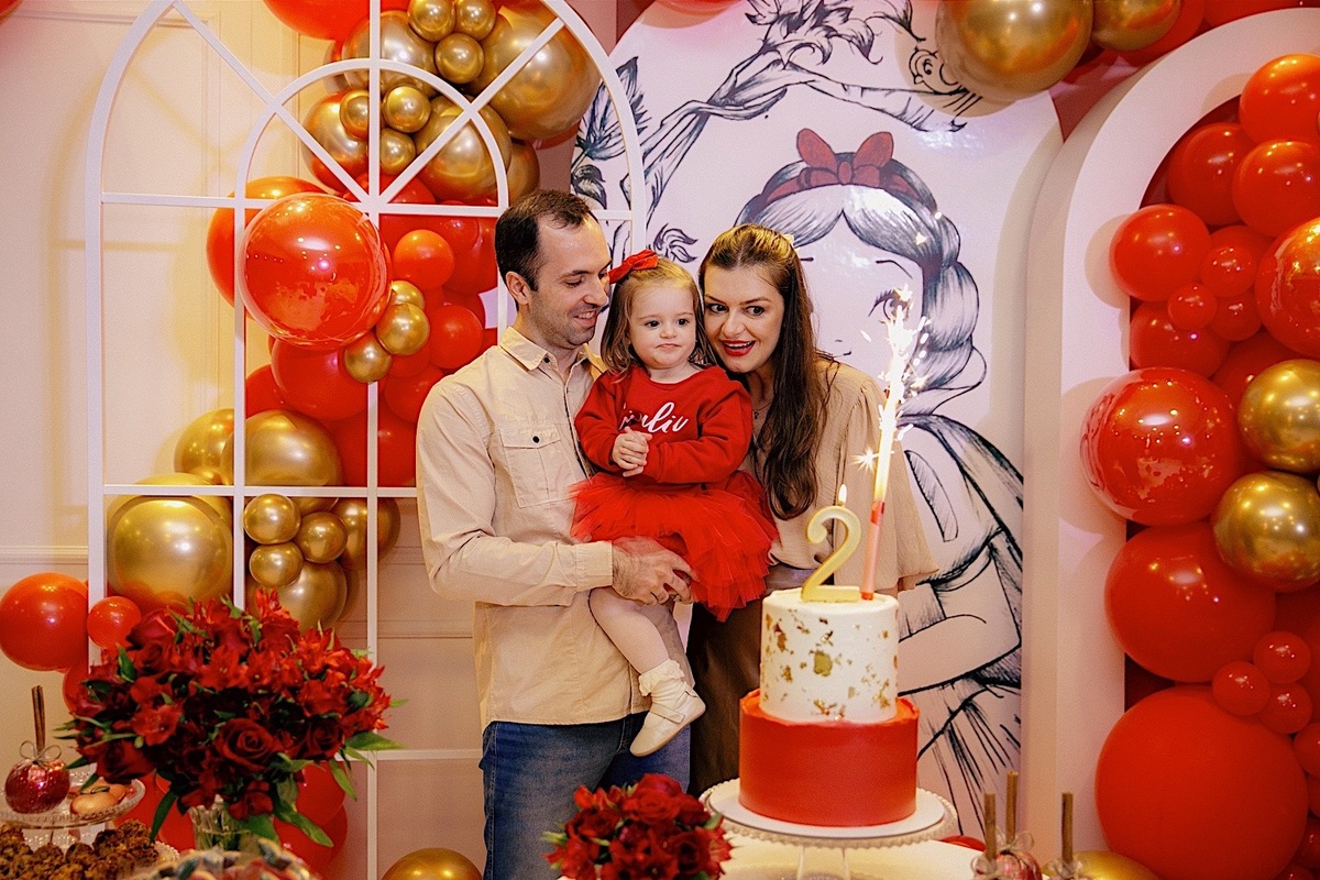 aniversario - festa de aniversario - aniversarsario infantil - mae de menina - tema branca de neve - fotografia de familia - fotografos jaragua do sul - chroma fotografia