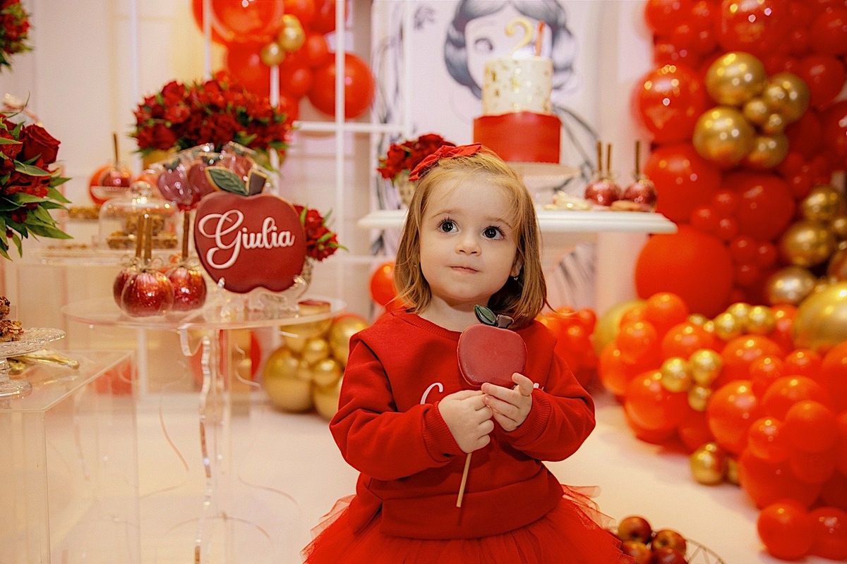 aniversario - festa de aniversario - aniversarsario infantil - mae de menina - tema branca de neve - fotografia de familia - fotografos jaragua do sul - chroma fotografia