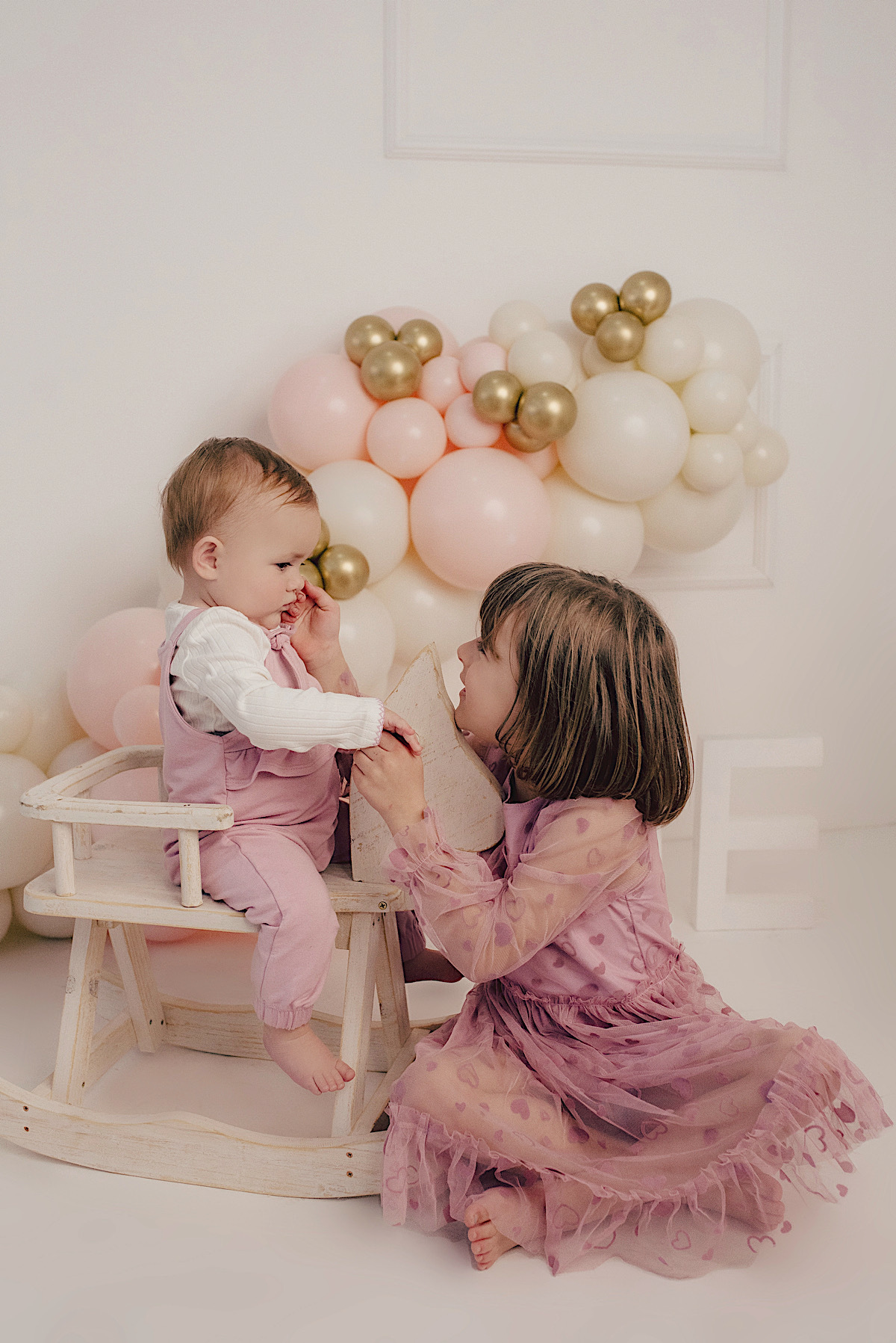 antonella - um ano - smash the cake - familia - ensaio infantil - chroma fotografia - estudio - sao bento do sul