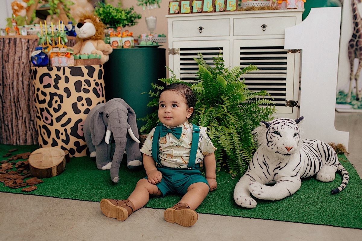 aniversario - aniversario infantil - aniversario de 1 ano - tema safari  - mae de menino - pai de menino - festa infantil - fotografos de familia - fotografos jaragua do sul - chroma fotografia