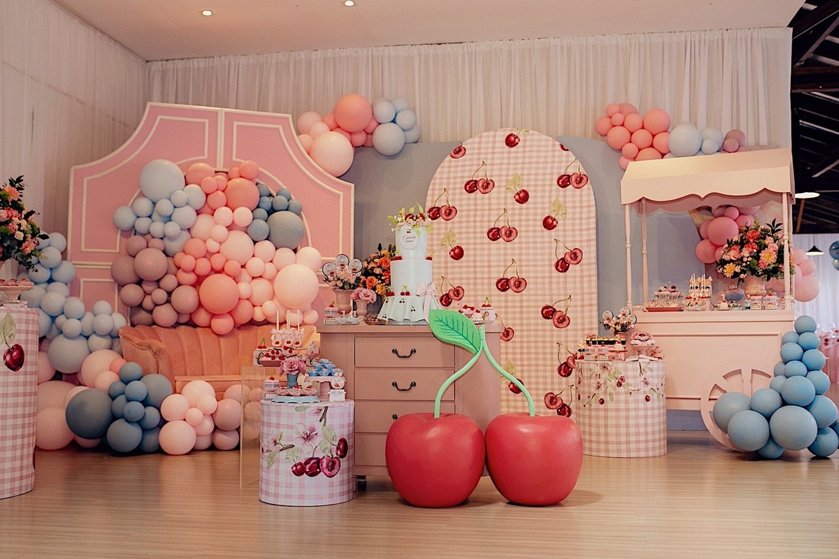 aniversario - aniversario infantil - tema cerejinha - aniversario de 1 ano - chroma fotografia - fotografosjaraguadosul - fotografiainfantil