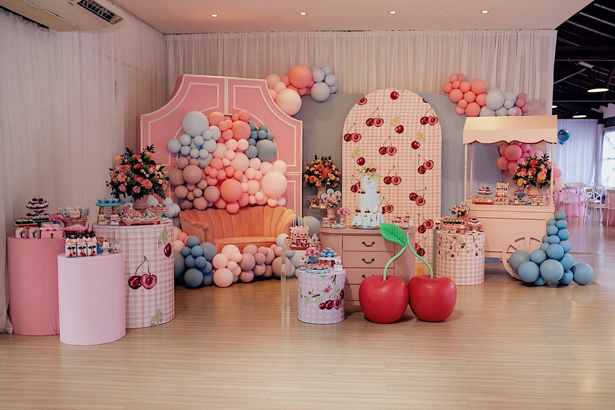 aniversario - aniversario infantil - tema cerejinha - aniversario de 1 ano - chroma fotografia - fotografosjaraguadosul - fotografiainfantil