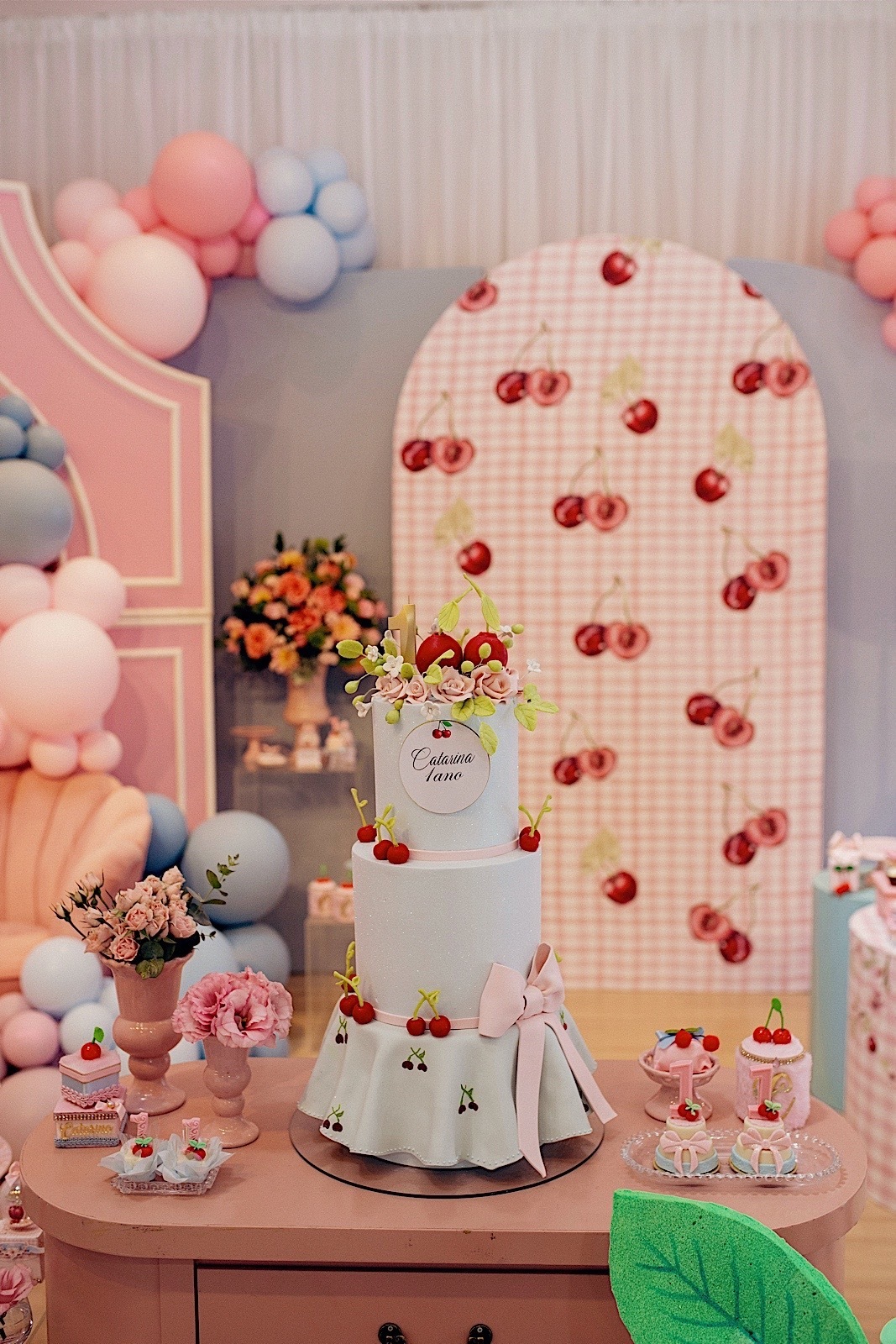 aniversario - aniversario infantil - tema cerejinha - aniversario de 1 ano - chroma fotografia - fotografosjaraguadosul - fotografiainfantil