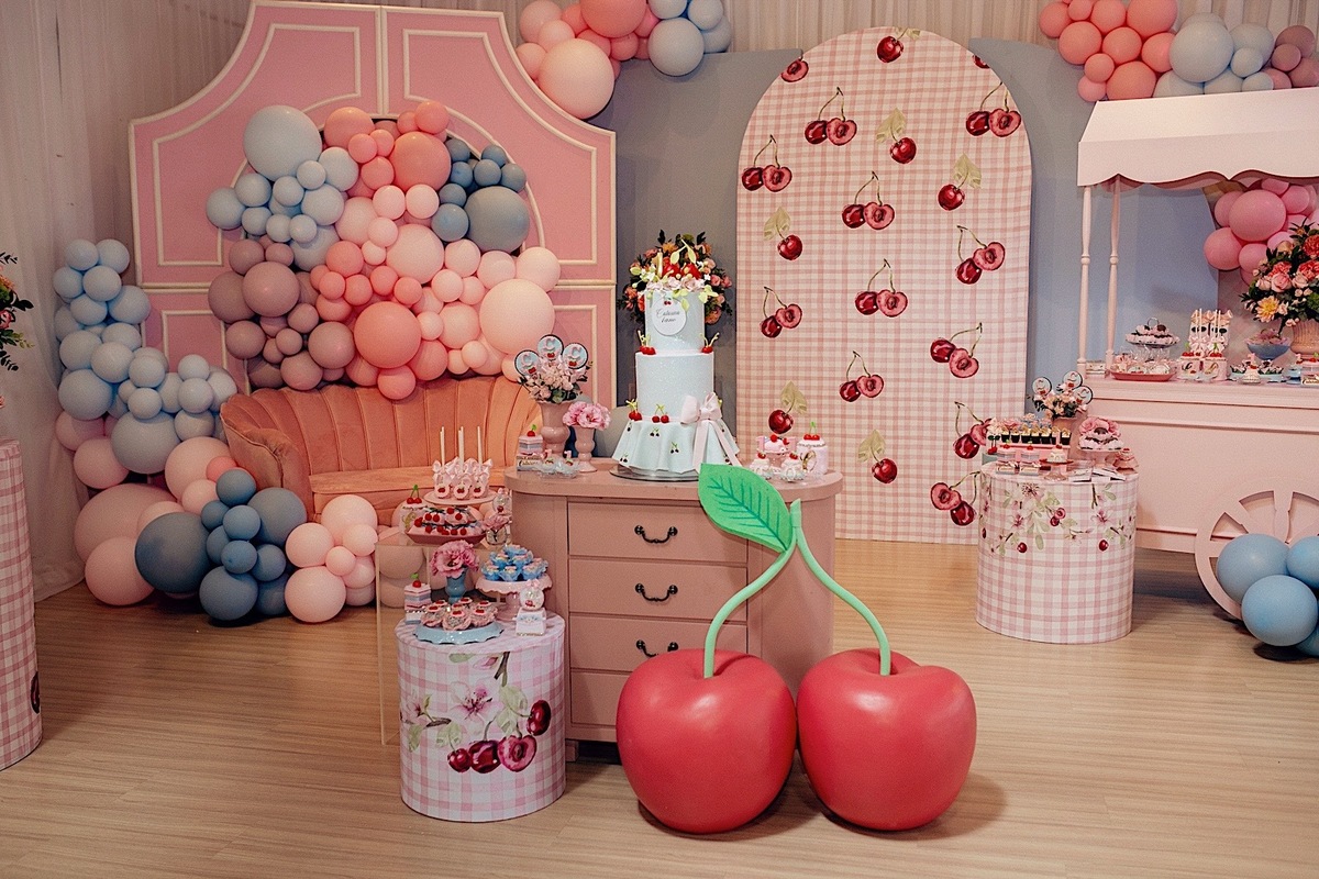aniversario - aniversario infantil - tema cerejinha - aniversario de 1 ano - chroma fotografia - fotografosjaraguadosul - fotografiainfantil