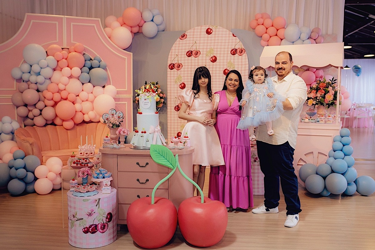 aniversario - aniversario infantil - tema cerejinha - aniversario de 1 ano - chroma fotografia - fotografosjaraguadosul - fotografiainfantil