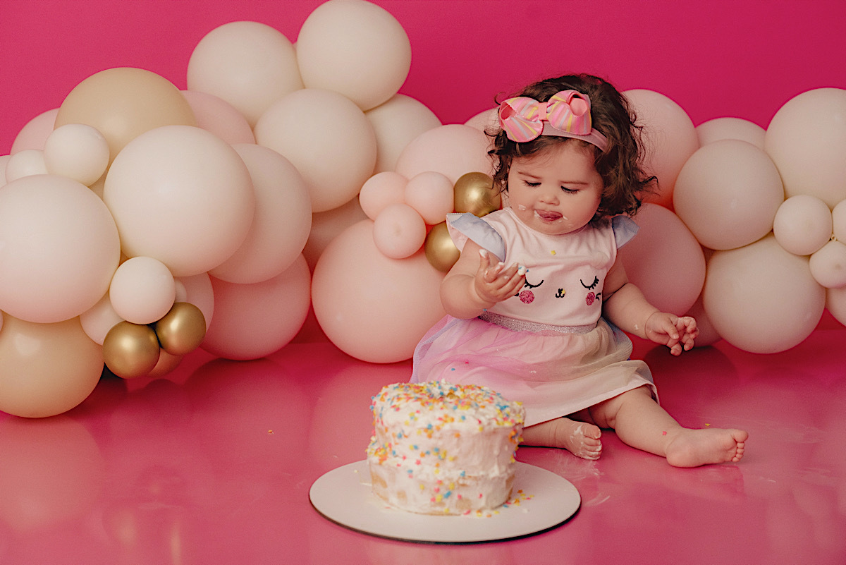 ensaio familia - ensaio infantil - 1 ano - giovana - smash the cake - estudio - sao bento do sul - chroma fotografia
