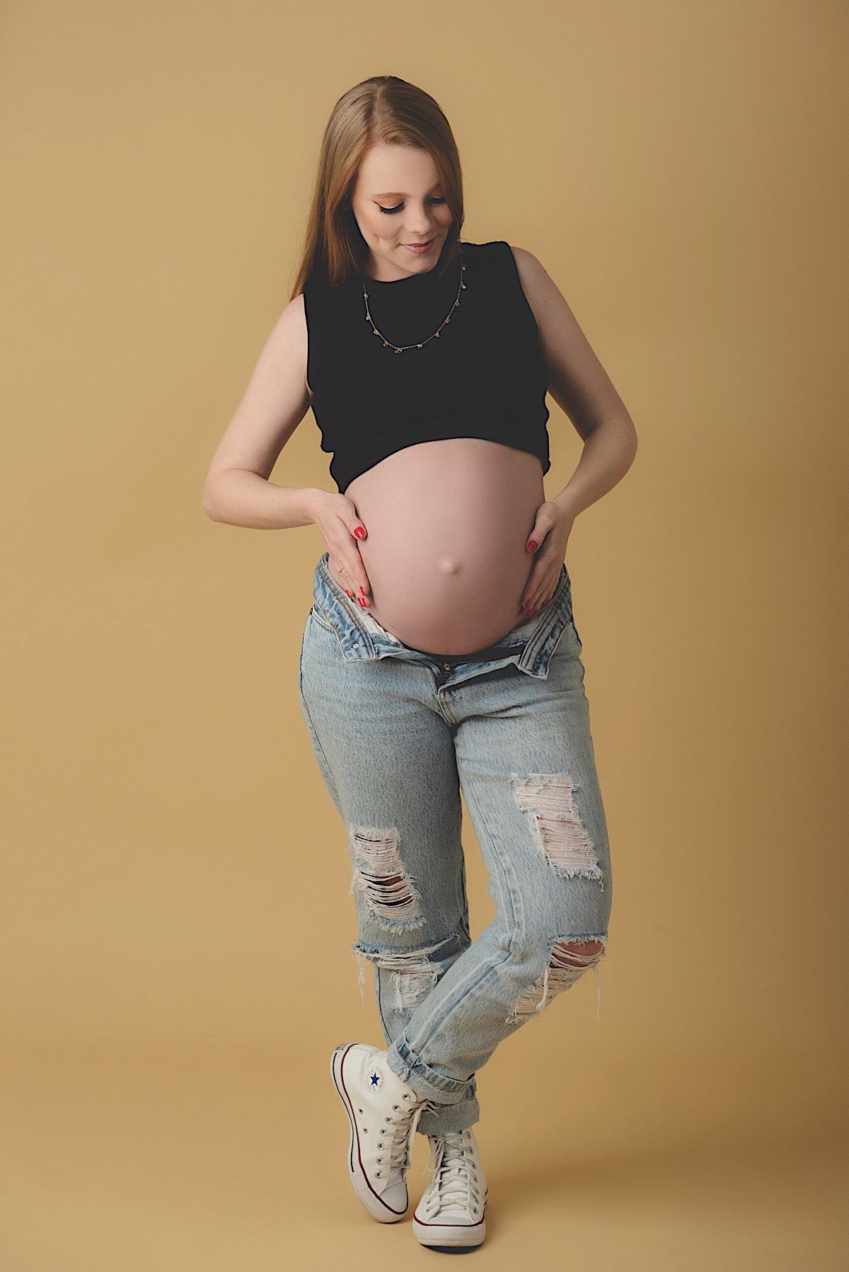 ensaio gestante - eluiza - marco - bernardo - estudio - sao bento do sul - chroma fotografia