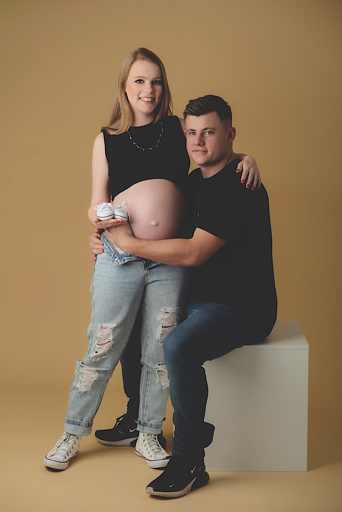 ensaio gestante - eluiza - marco - bernardo - estudio - sao bento do sul - chroma fotografia