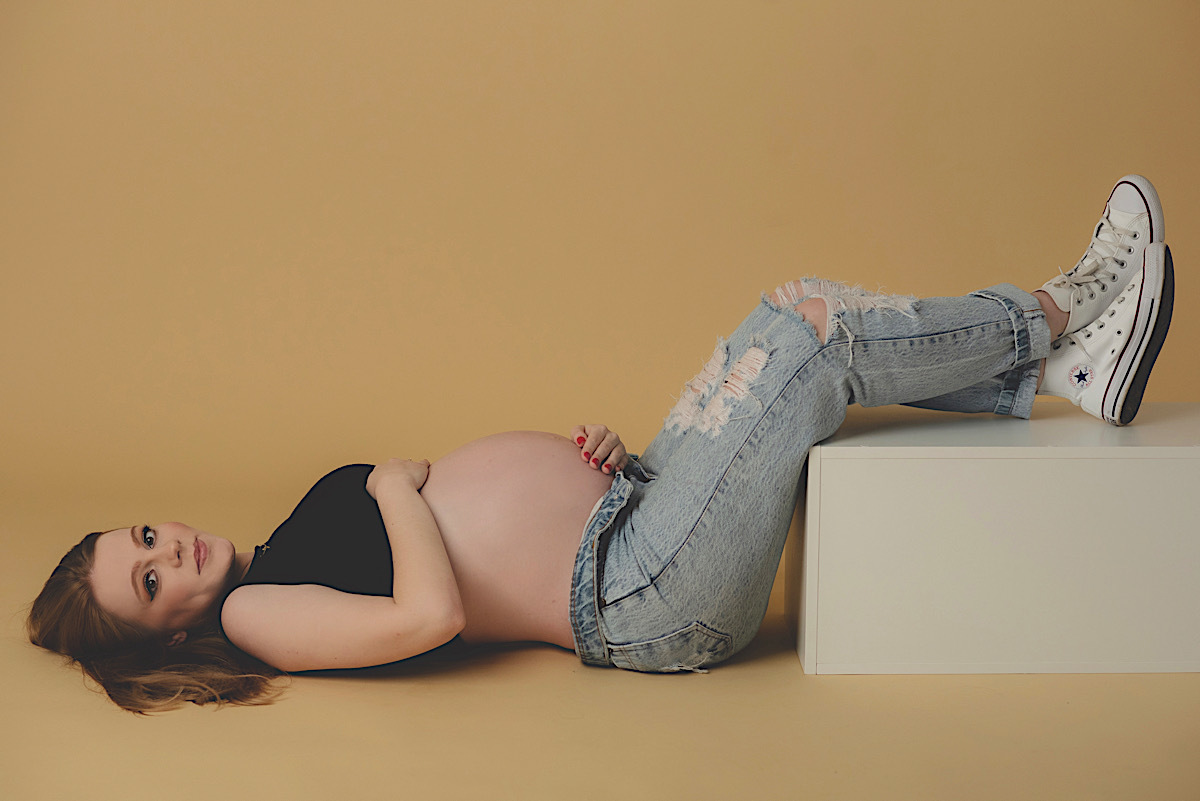 ensaio gestante - eluiza - marco - bernardo - estudio - sao bento do sul - chroma fotografia