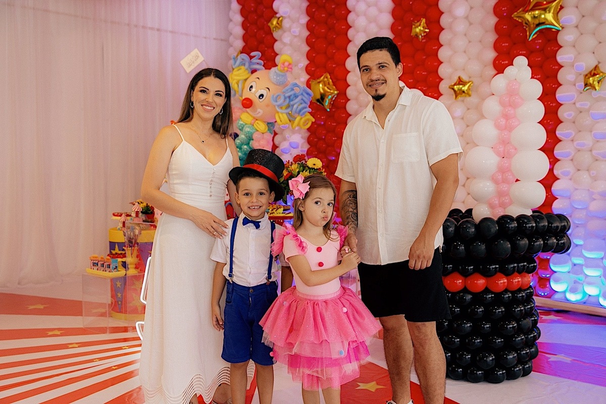 aniversario - aniversario infantil - aniversario duplo - tema circo - aniversario de gemeos - jaragua do sul - chroma fotografia