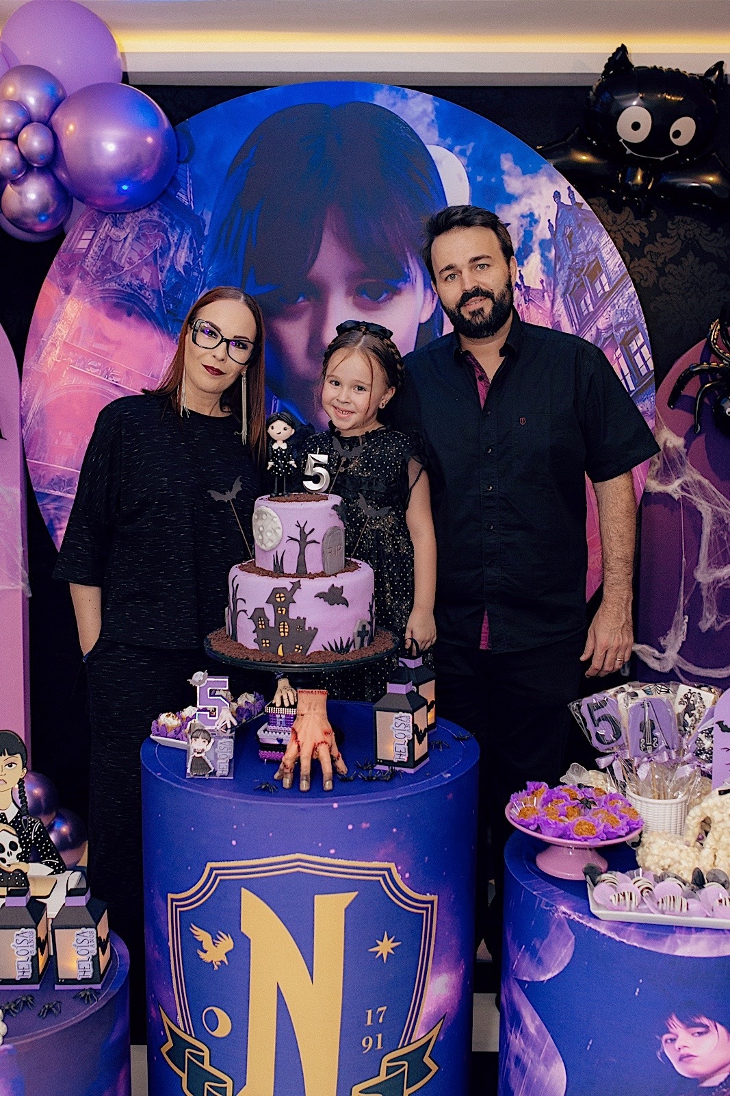 aniversario - aniversario infantil - tema wandinha - fotografos jaragua do sul - fotografos de familia - chroma fotografia