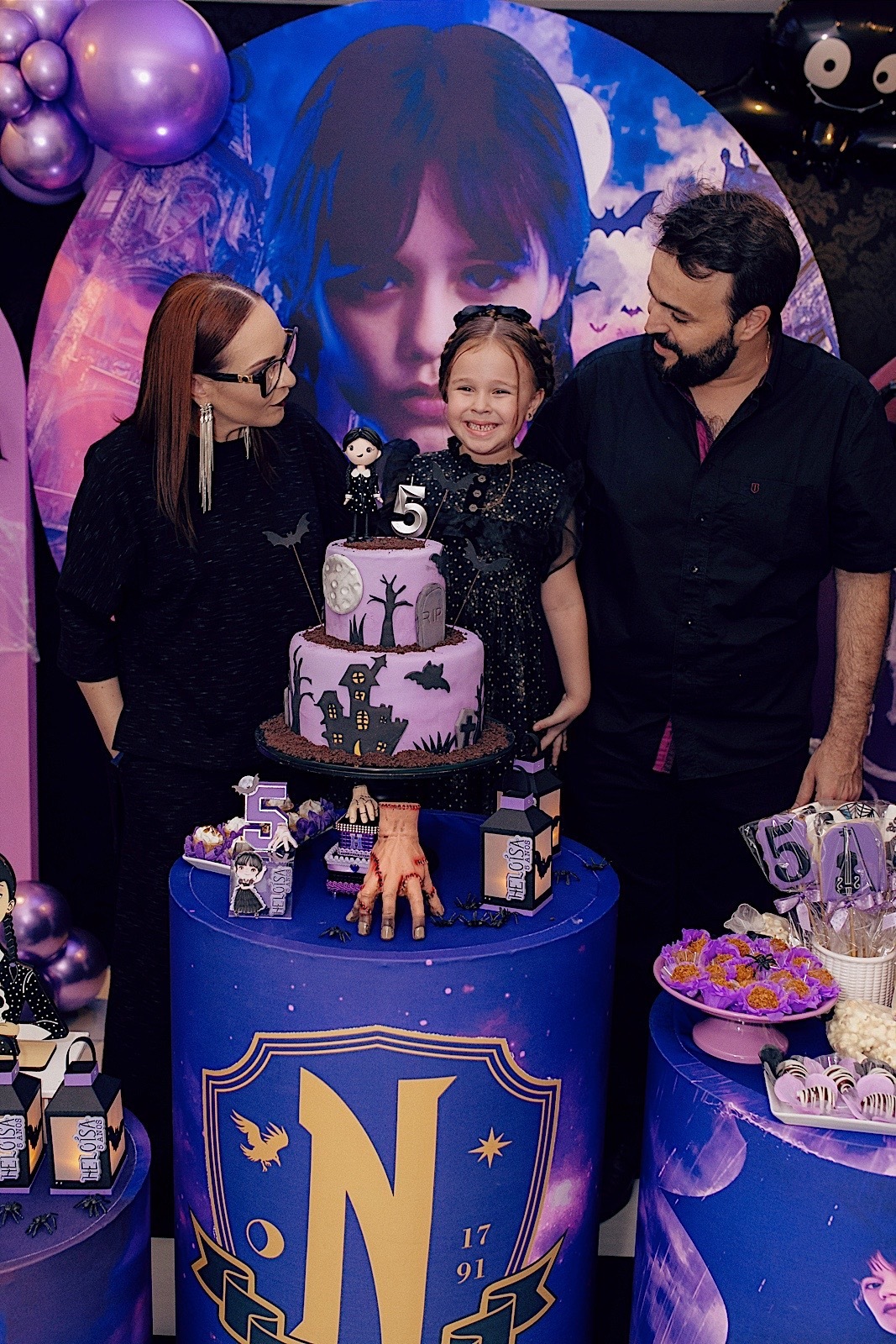 aniversario - aniversario infantil - tema wandinha - fotografos jaragua do sul - fotografos de familia - chroma fotografia