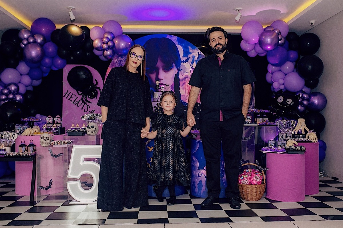 aniversario - aniversario infantil - tema wandinha - fotografos jaragua do sul - fotografos de familia - chroma fotografia