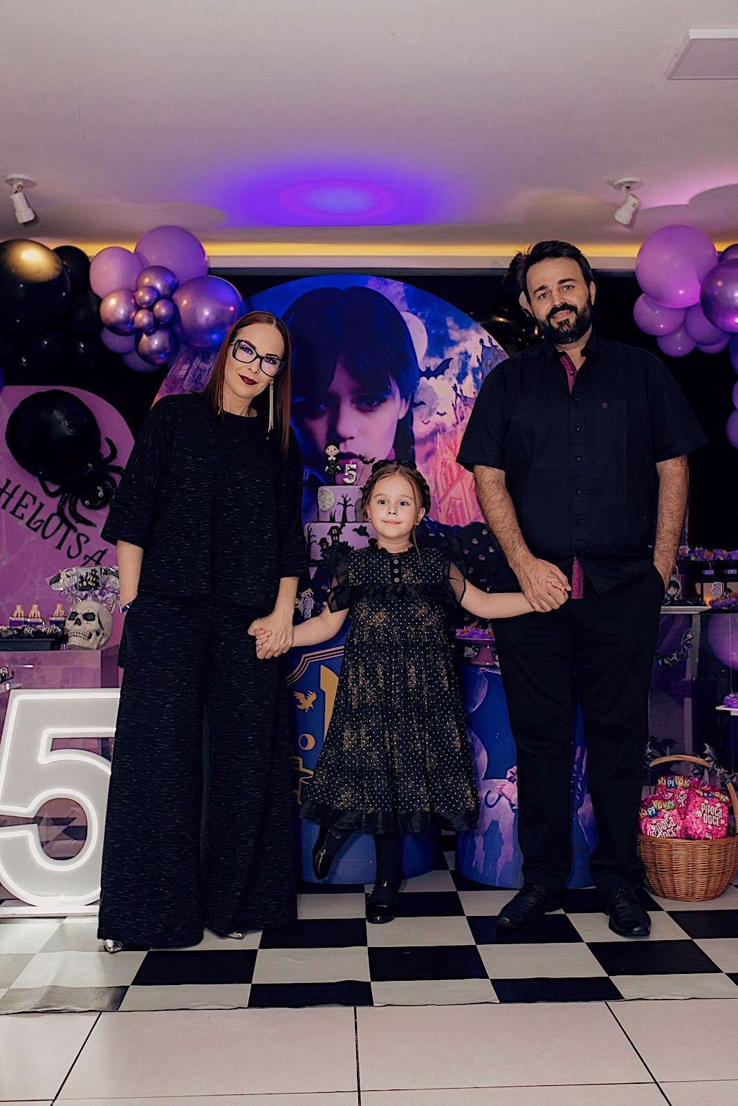 aniversario - aniversario infantil - tema wandinha - fotografos jaragua do sul - fotografos de familia - chroma fotografia