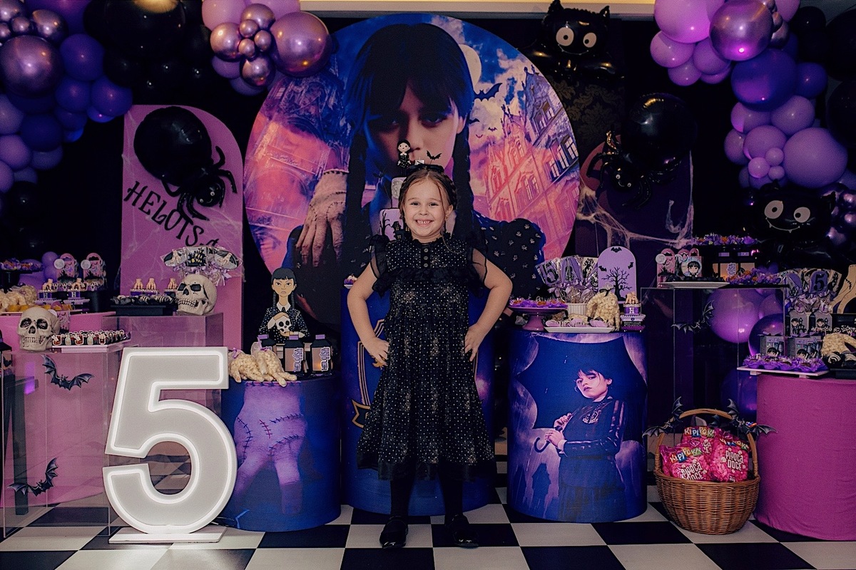 aniversario - aniversario infantil - tema wandinha - fotografos jaragua do sul - fotografos de familia - chroma fotografia