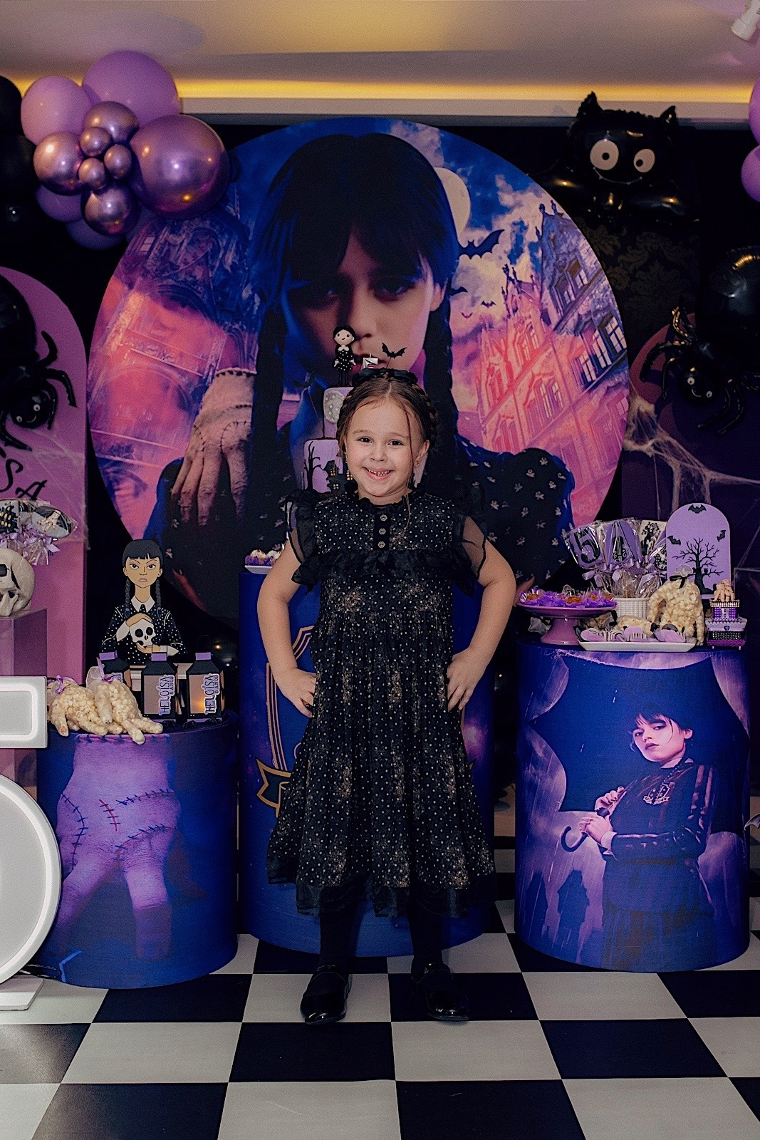 aniversario - aniversario infantil - tema wandinha - fotografos jaragua do sul - fotografos de familia - chroma fotografia