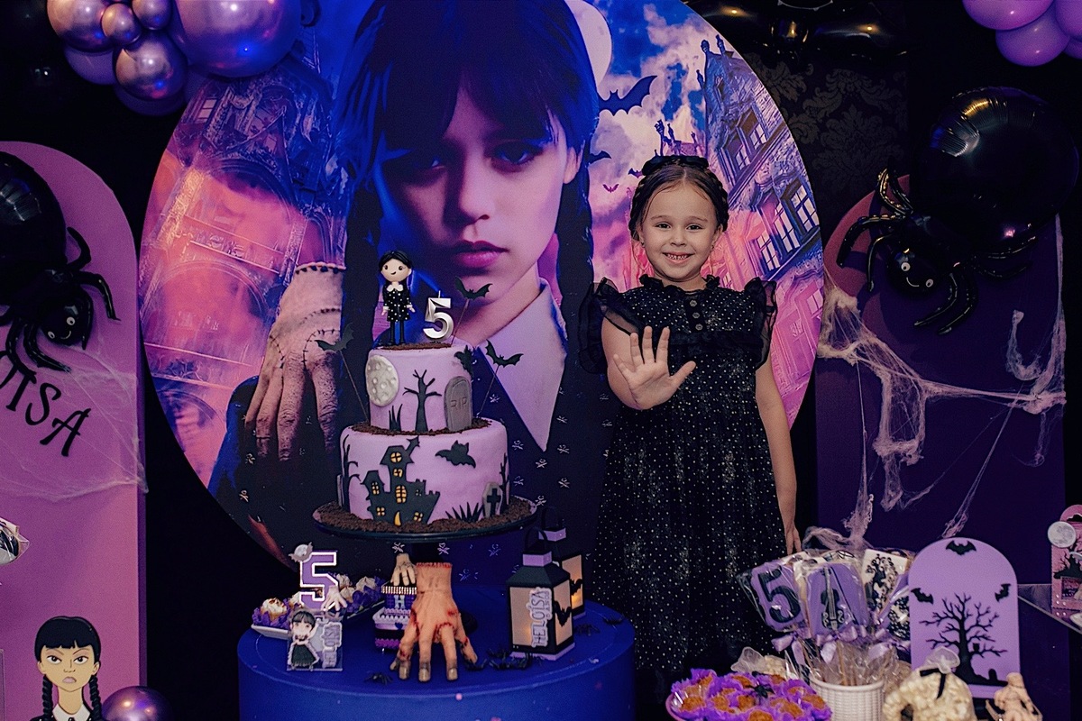 aniversario - aniversario infantil - tema wandinha - fotografos jaragua do sul - fotografos de familia - chroma fotografia