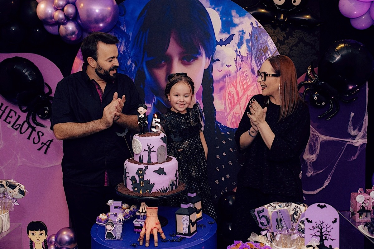 aniversario - aniversario infantil - tema wandinha - fotografos jaragua do sul - fotografos de familia - chroma fotografia