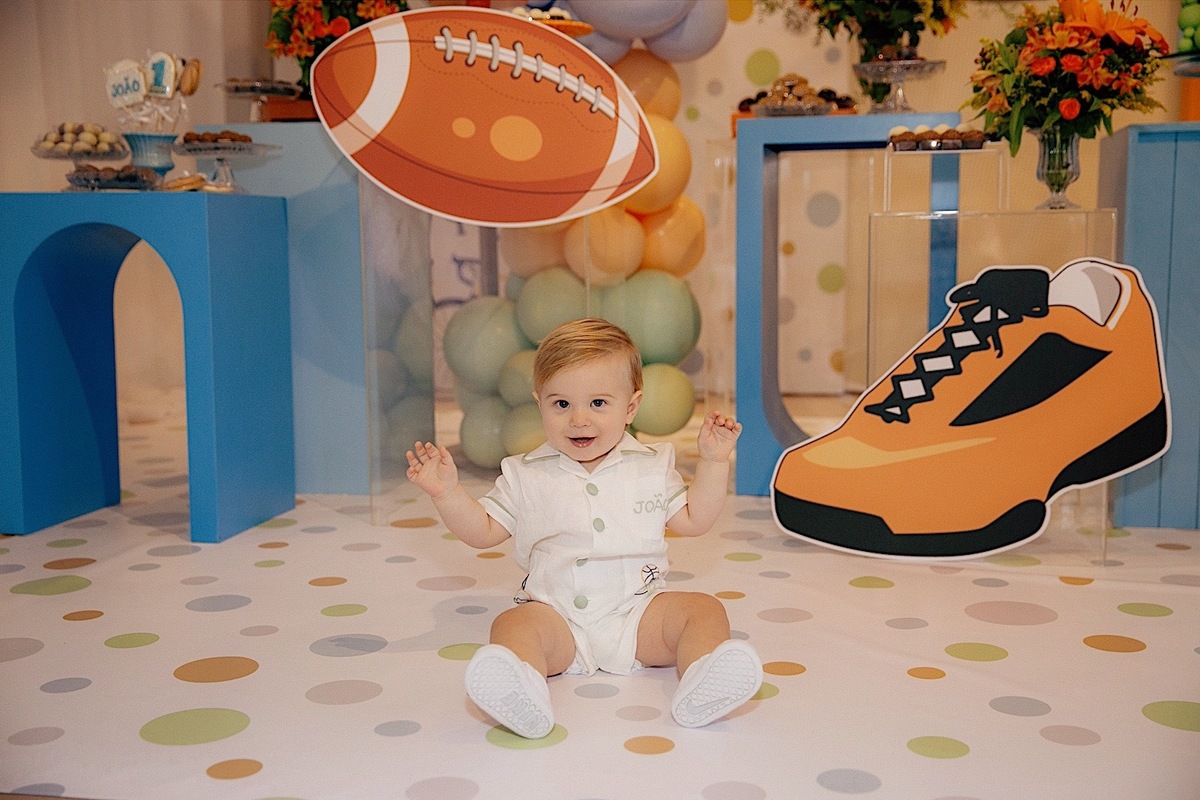 aniversario - aniversario infantil - tema esportes - aniversario Joao 1 ano - aniversario em jaragua do sul - fotografos jaragua do sul - fotografia infantil - chroma fotografia