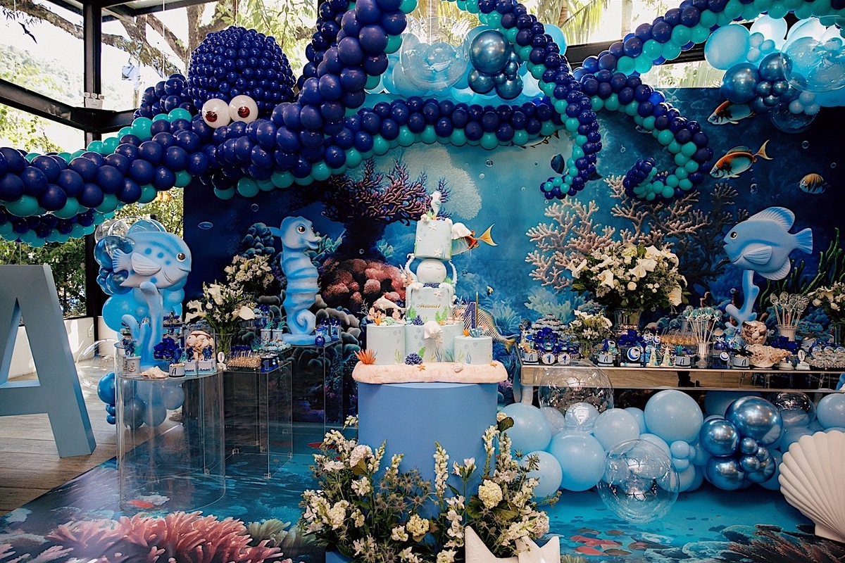aniversario - aniversario infantil - tema fundo do mar - aniversario de 1 ano - Armani 1 ano - aniversario no quintal vip - aniversario em jaragua do sul - fotografos jaragua do sul - chroma fotografia