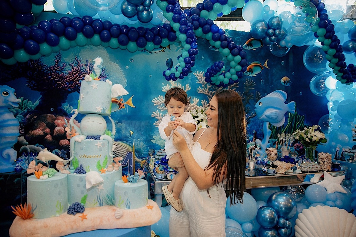 aniversario - aniversario infantil - tema fundo do mar - aniversario de 1 ano - Armani 1 ano - aniversario no quintal vip - aniversario em jaragua do sul - fotografos jaragua do sul - chroma fotografia