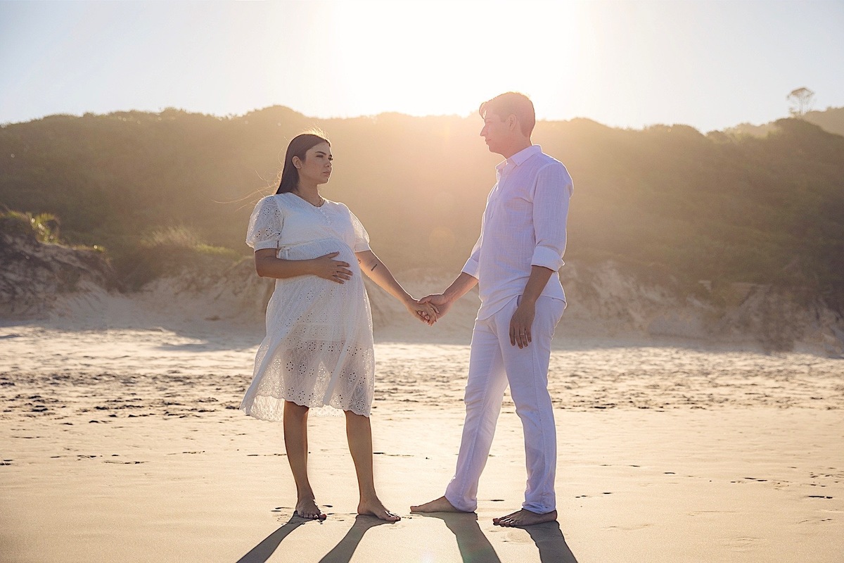 ensaio externo - ensaio na praia - ensaio no rosa - ensaio gestante - ensaio casal - ensaio no litoral - praia do rosa - chroma fotografia