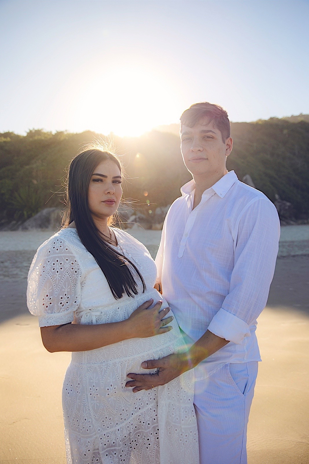 ensaio externo - ensaio na praia - ensaio no rosa - ensaio gestante - ensaio casal - ensaio no litoral - praia do rosa - chroma fotografia