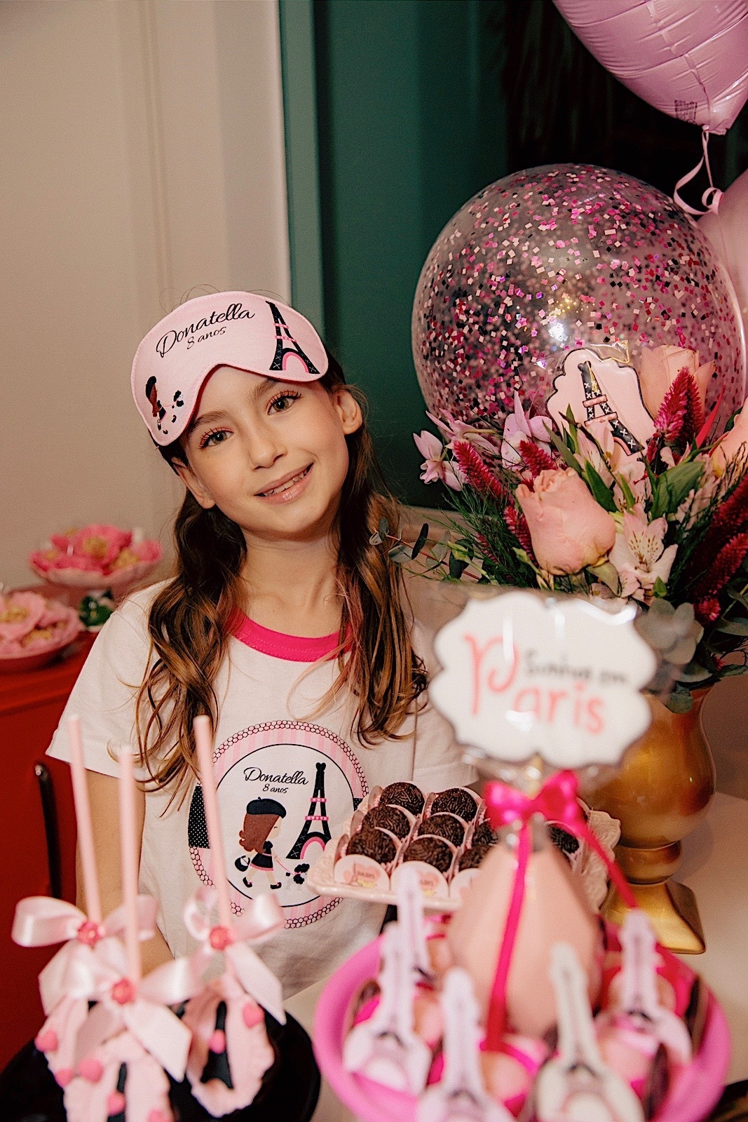 aniversario - aniversario infantil - noite do soninho - aniversario Donatella - donatella 8 anos - fotografia infantil - tema paris - chroma fotografia