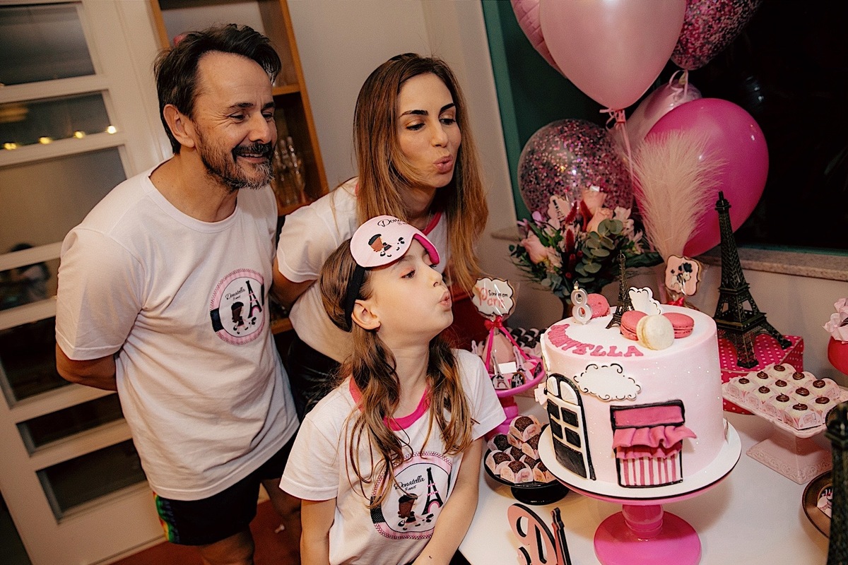 aniversario - aniversario infantil - noite do soninho - aniversario Donatella - donatella 8 anos - fotografia infantil - tema paris - chroma fotografia