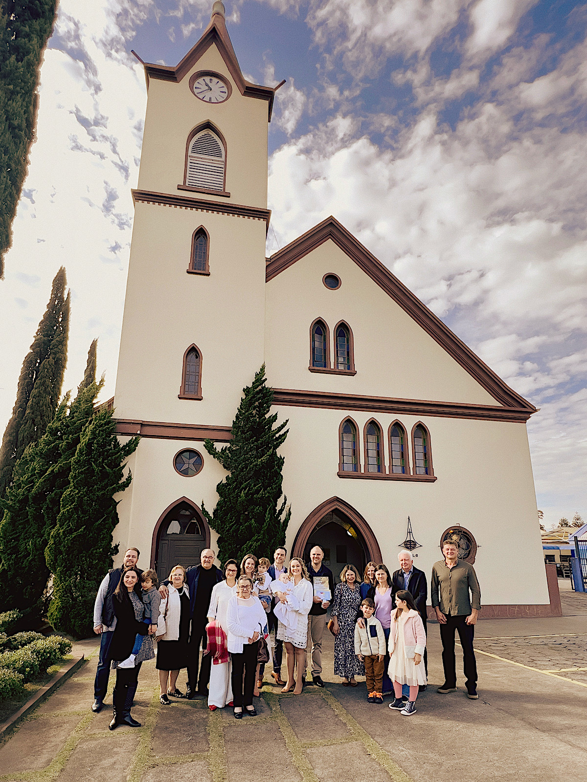batismo - igreja luterana - sao bento do sul - chroma fotografia - augusto - batismo de menino - recepcao