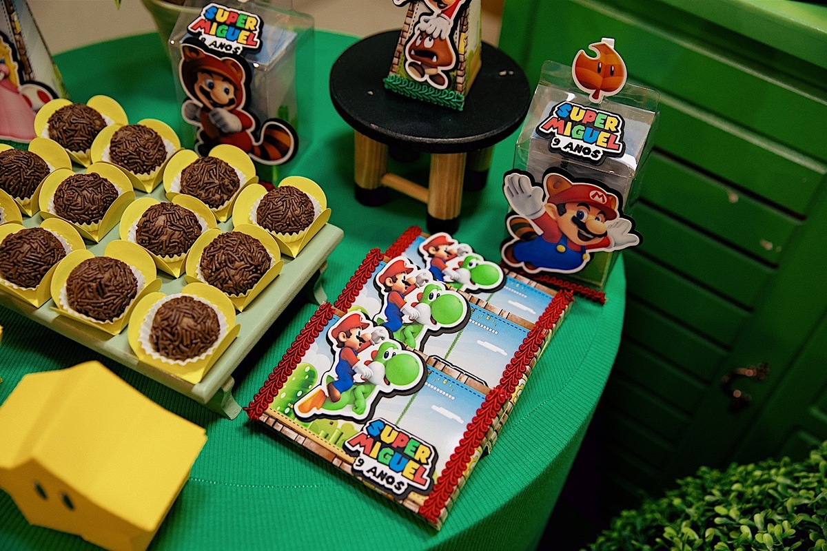 aniversario infantil - aniversario - aniversario miguel 9 anos - miguel 9 anos - fotografos jaragua do sul - fotografia infantil - festa de aniversario - tema super mario - jaragua do sul - chroma fotografia