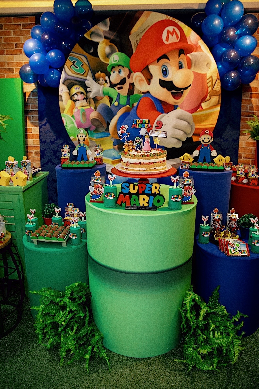 aniversario infantil - aniversario - aniversario miguel 9 anos - miguel 9 anos - fotografos jaragua do sul - fotografia infantil - festa de aniversario - tema super mario - jaragua do sul - chroma fotografia