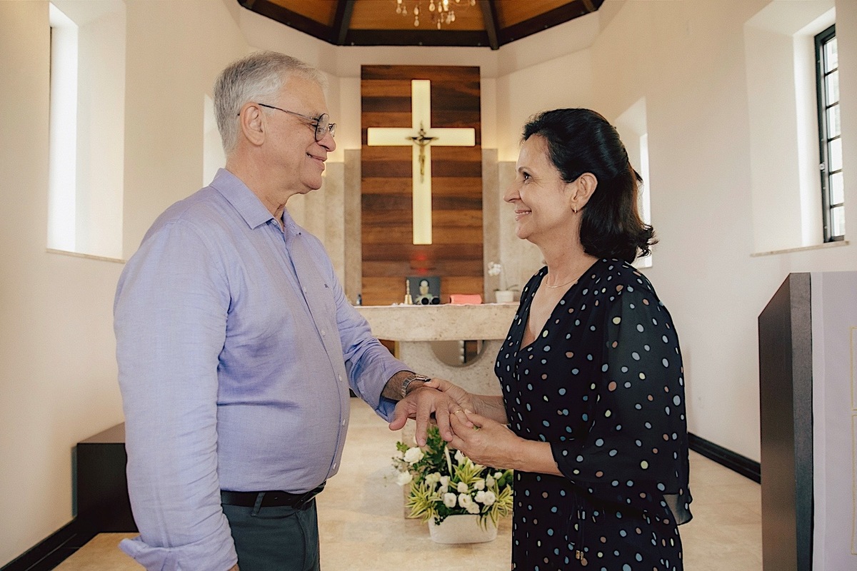 Bodas de esmeralda - 40 anos de casados  - Erondina e Jose Jair - fotografia de familia - fotografia de casamento - jaragua do sul - cerimonia na chiesseta - chroma fotografia