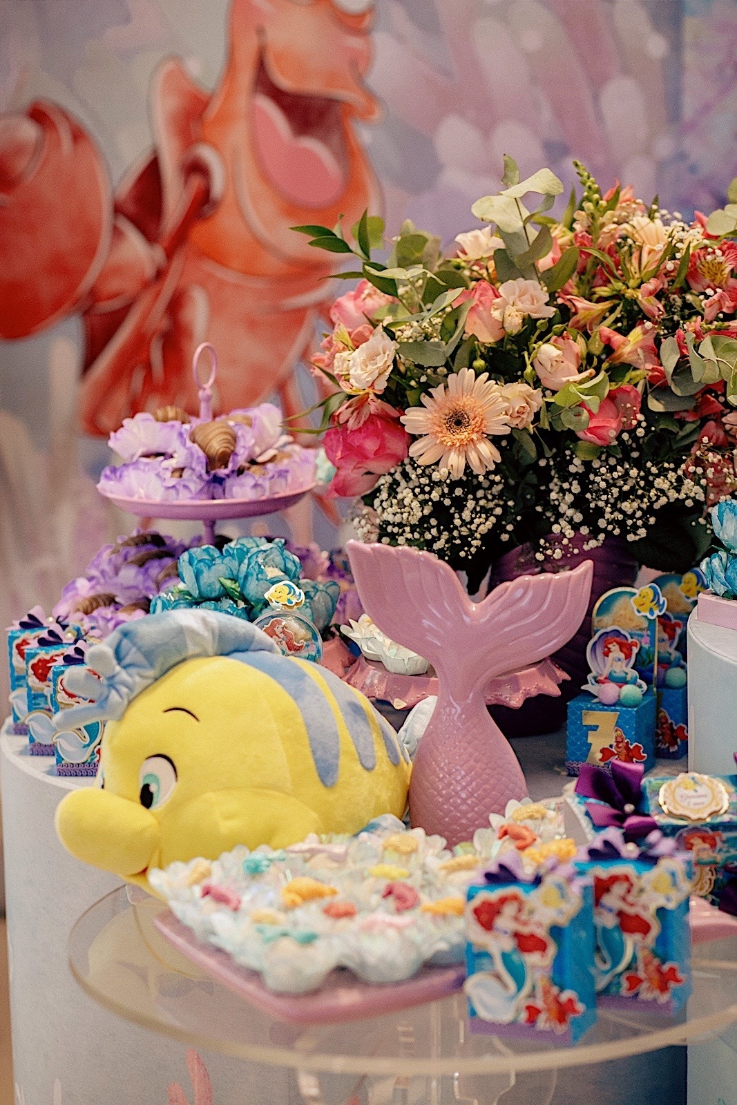 aniversario - aniversario infantil - festa de aniversario - tema pequena sereia - tema disney - Giovana 7 anos - fotografia infantil - fotografia de familia - fotografos jaragua do sul - chroma fotografia 