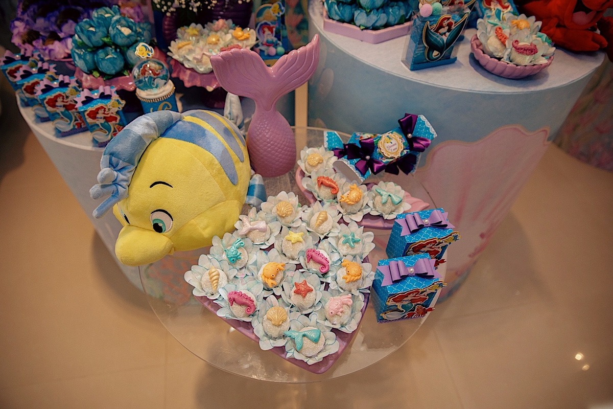 aniversario - aniversario infantil - festa de aniversario - tema pequena sereia - tema disney - Giovana 7 anos - fotografia infantil - fotografia de familia - fotografos jaragua do sul - chroma fotografia 