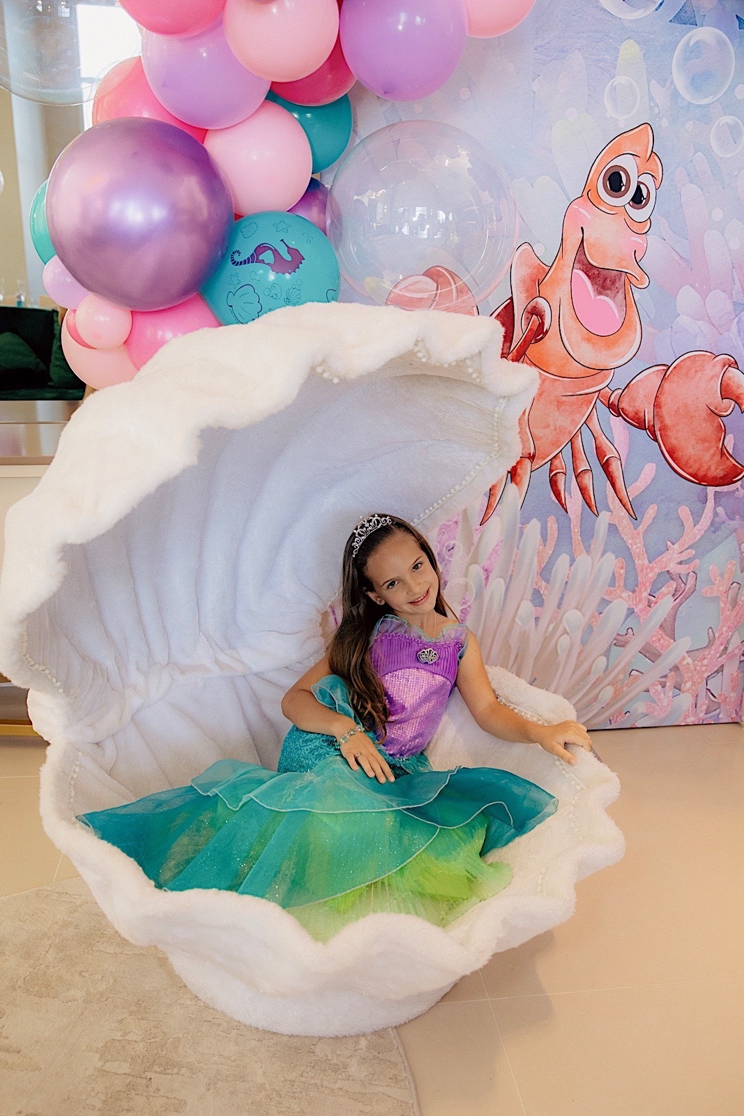 aniversario - aniversario infantil - festa de aniversario - tema pequena sereia - tema disney - Giovana 7 anos - fotografia infantil - fotografia de familia - fotografos jaragua do sul - chroma fotografia 