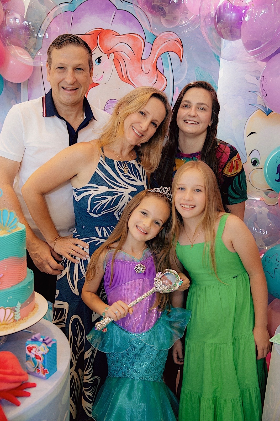 aniversario - aniversario infantil - festa de aniversario - tema pequena sereia - tema disney - Giovana 7 anos - fotografia infantil - fotografia de familia - fotografos jaragua do sul - chroma fotografia 