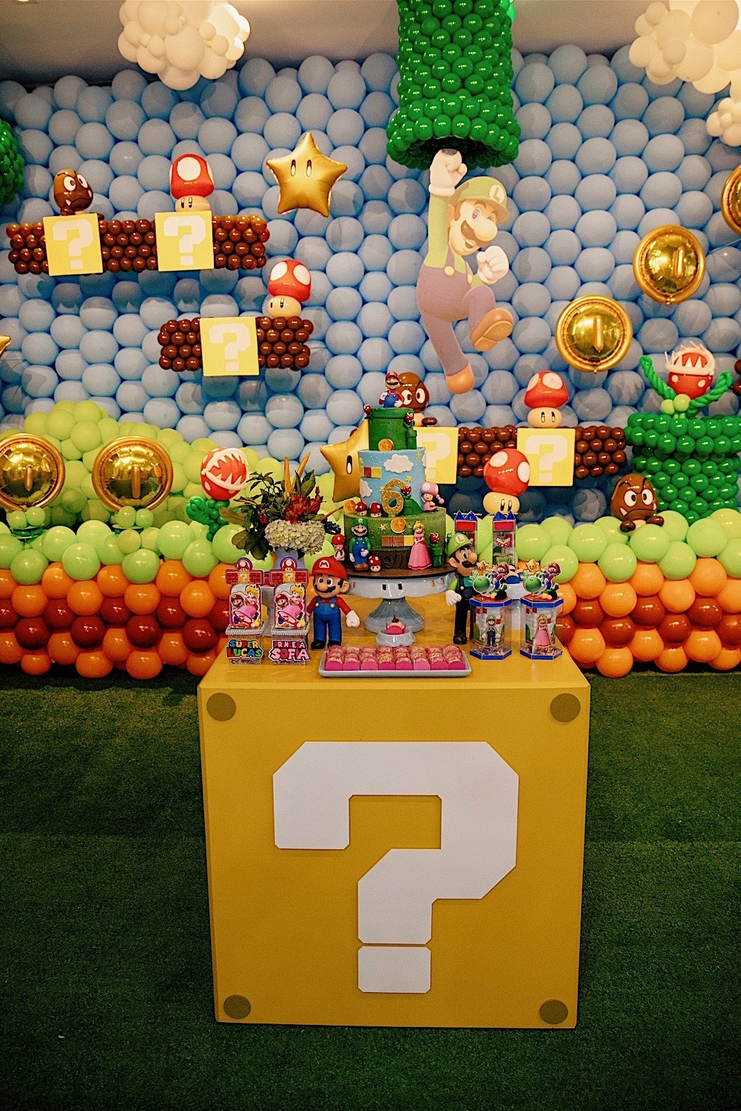 festa de aniversario - aniversario - aniversario infantil - tema mario bros - Lucas & Sofia 6 anos - fotografos jaragua do sul - fotografia infantil - chroma fotografia
