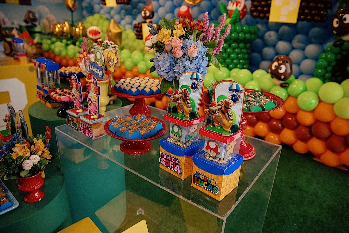 festa de aniversario - aniversario - aniversario infantil - tema mario bros - Lucas & Sofia 6 anos - fotografos jaragua do sul - fotografia infantil - chroma fotografia